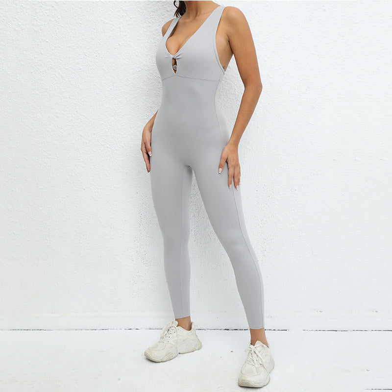 Women's Beauty Back Yoga Jumpsuit